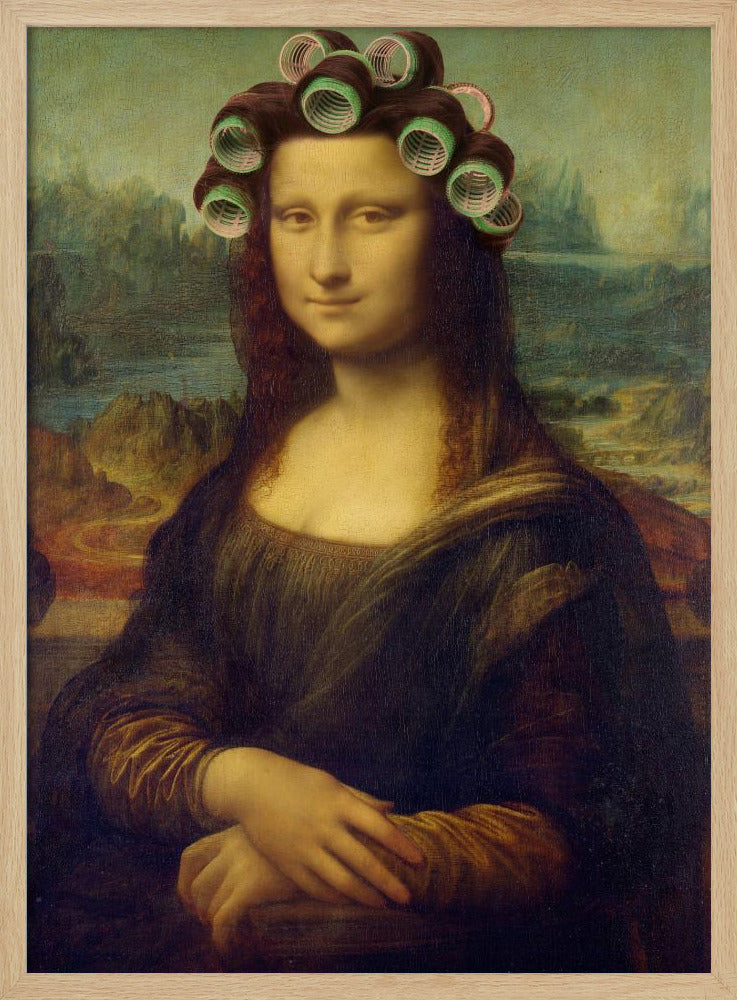 Mona Lisa -  the Curly Girly Edition | Poster
