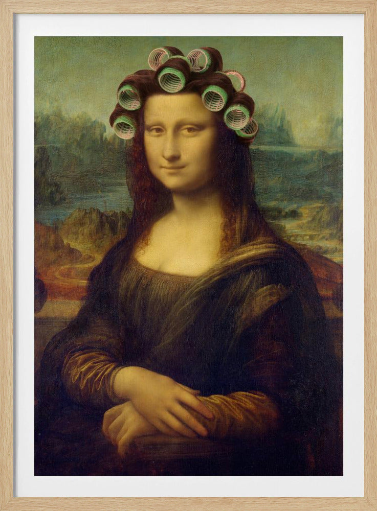 Mona Lisa -  the Curly Girly Edition | Poster