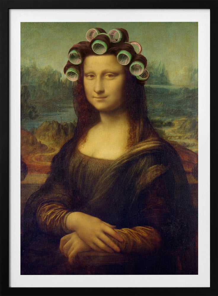 Mona Lisa -  the Curly Girly Edition | Poster