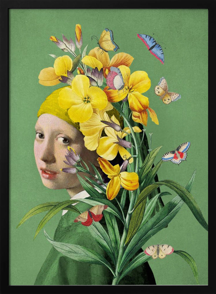 Girl With Pearl Earring   the Springtime Edition Ii | Poster