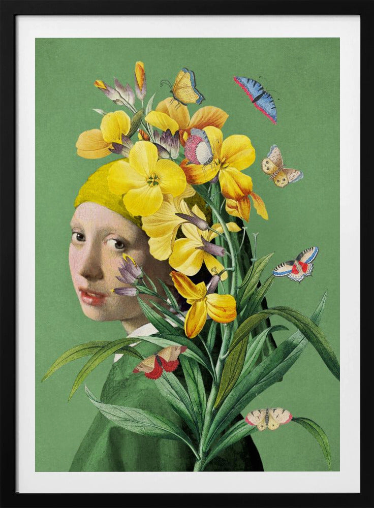 Girl With Pearl Earring   the Springtime Edition Ii | Poster