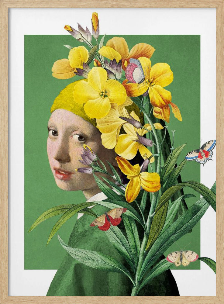 Girl With Pearl Earring   the Springtime Edition | Poster