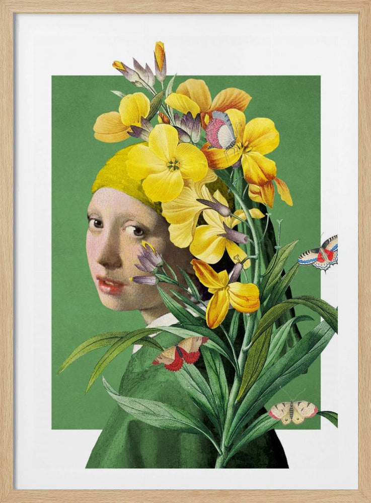 Girl With Pearl Earring   the Springtime Edition | Poster