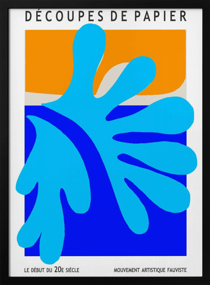 Blue Splash Forms | Poster