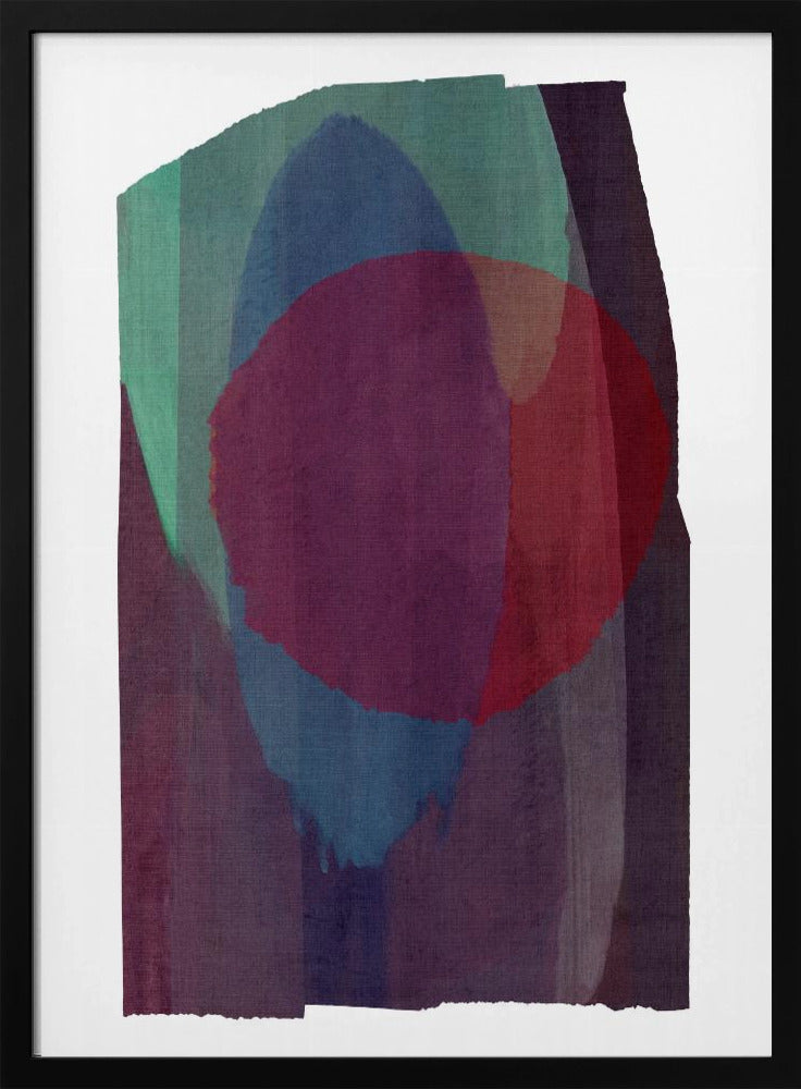 Geometric Shapes In Rich Tones | Poster