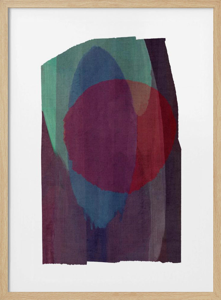 Geometric Shapes In Rich Tones | Poster
