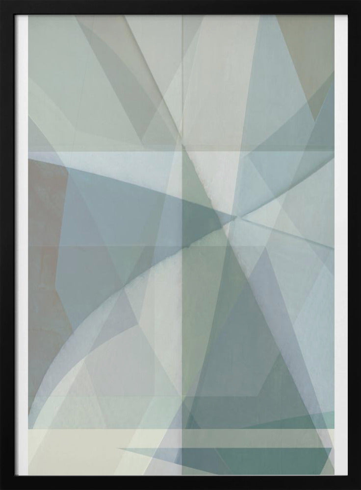 Geometric Shapes In Muted Tones | Poster