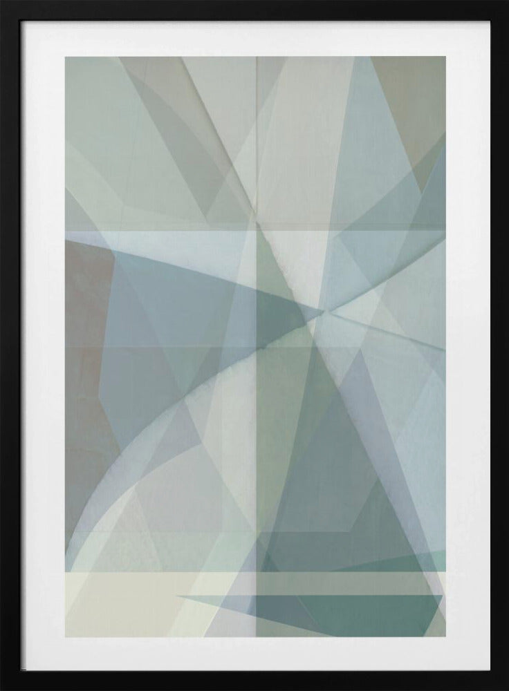Geometric Shapes In Muted Tones | Poster