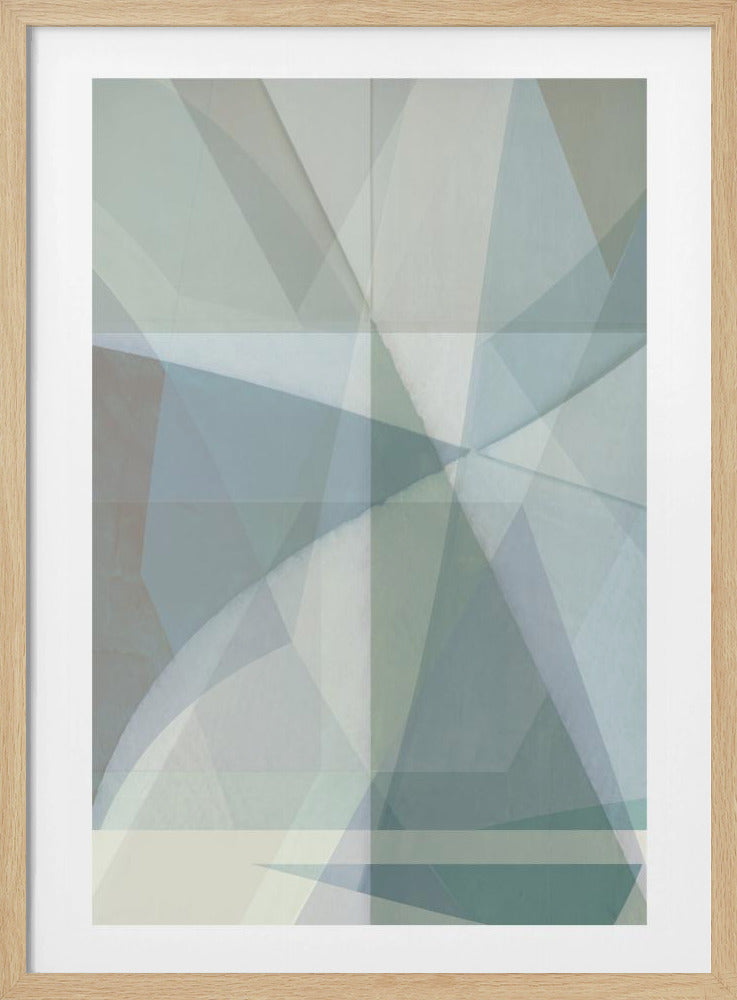 Geometric Shapes In Muted Tones | Poster