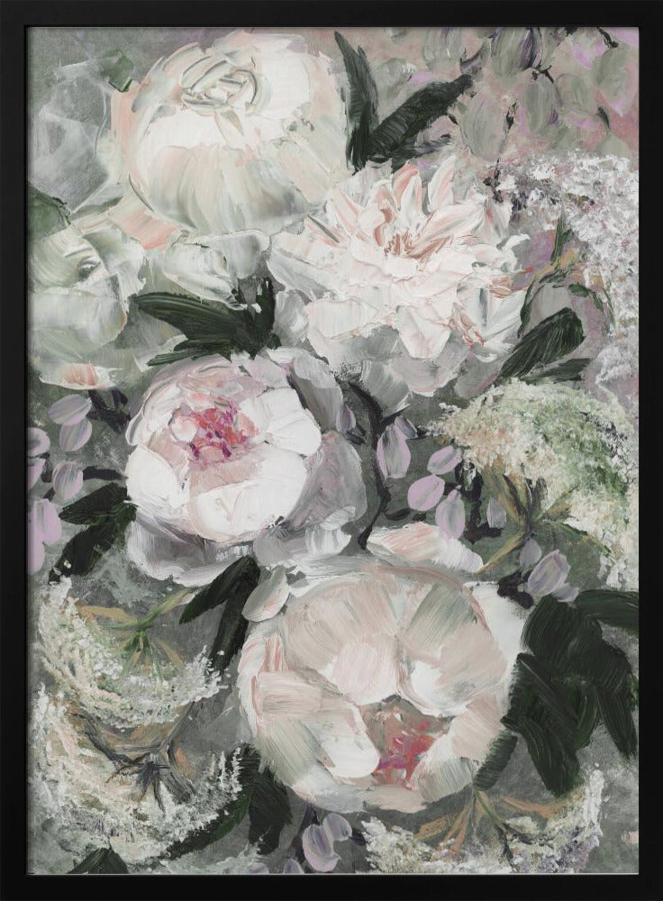 flForal Composition With White And Pink Flowers | Poster