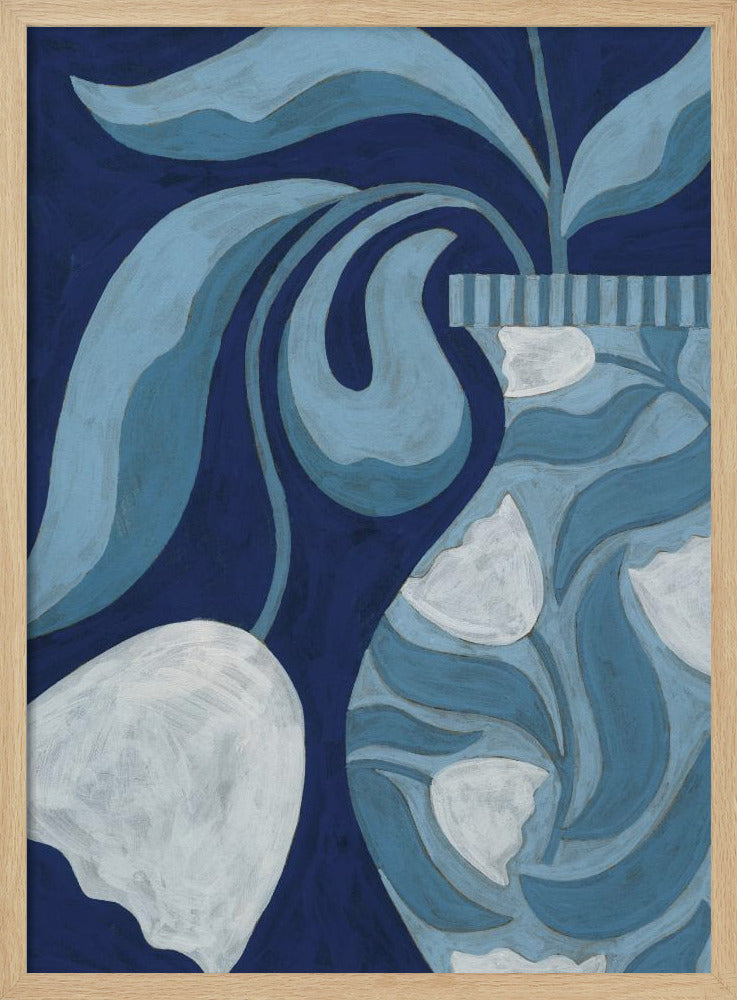 White Tulip Still Life | Poster