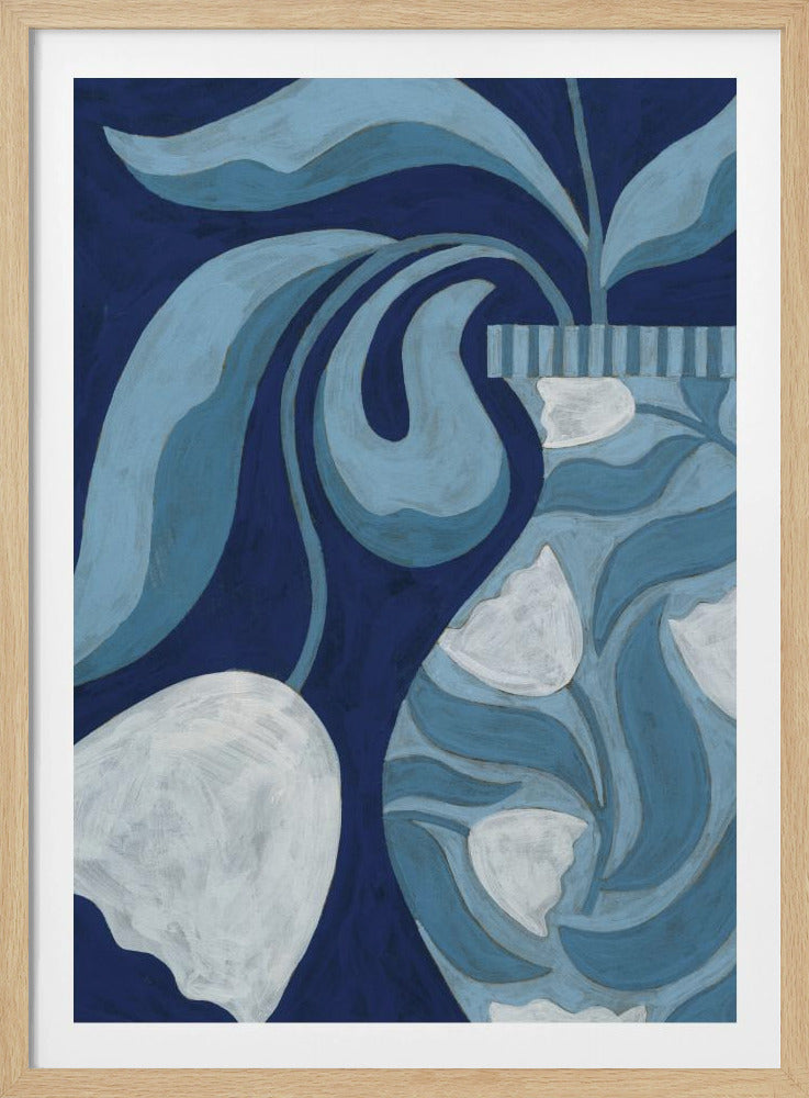 White Tulip Still Life | Poster