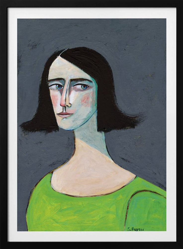 Woman Portrait - Never Look Back | Poster