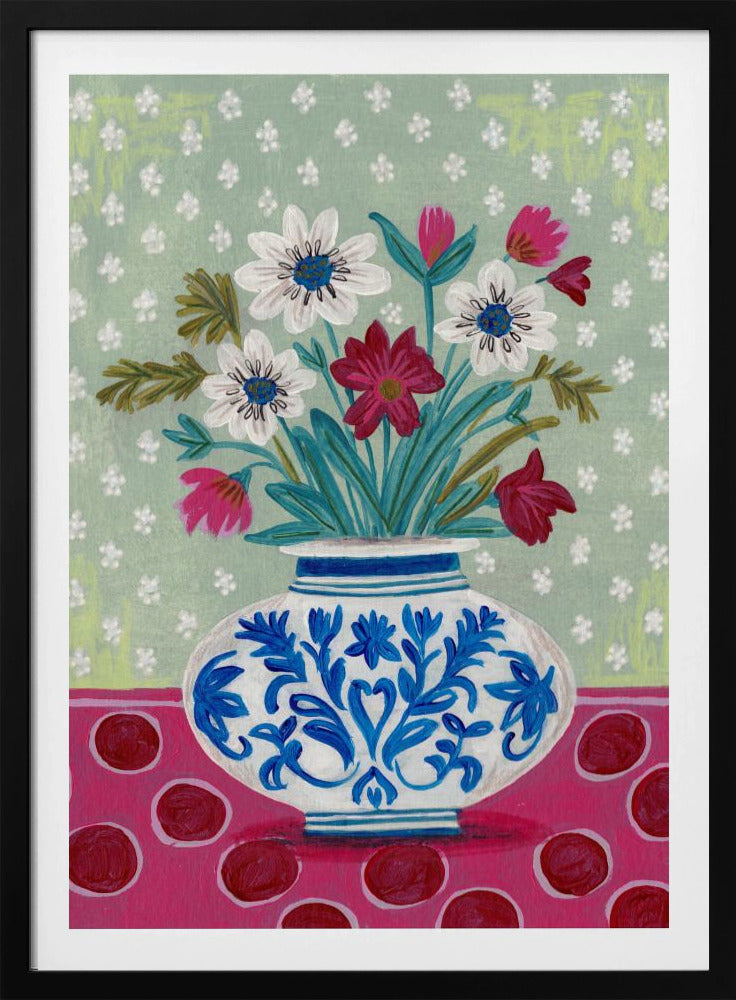 Flowers in Vase Still life | Poster