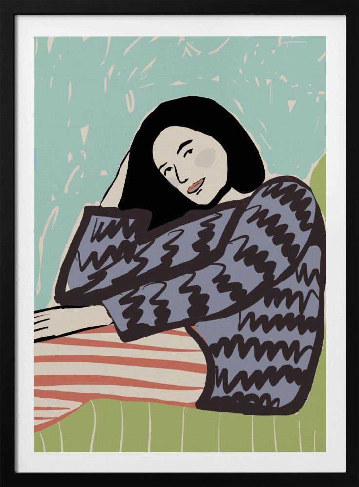 Lady SITTING | Poster