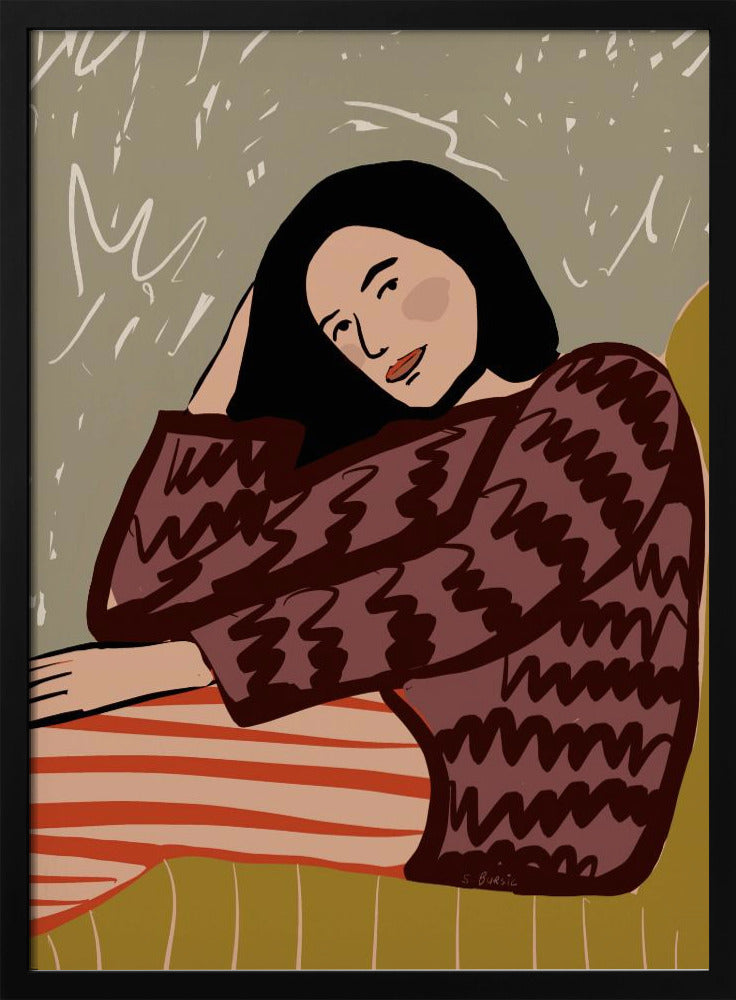 Lady SITTING | Poster