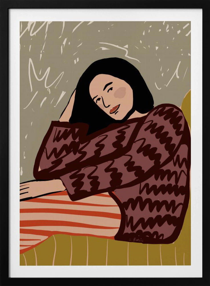 Lady SITTING | Poster