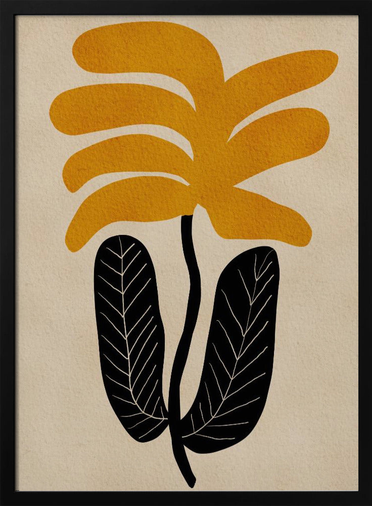 YELLOW floral flower | Poster