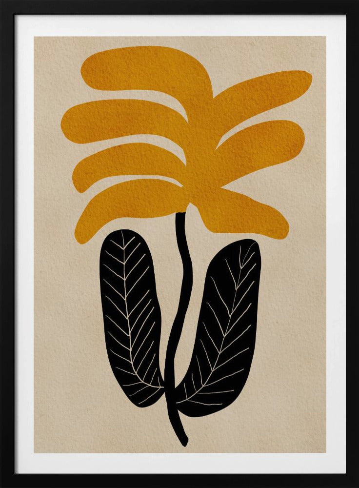 YELLOW floral flower | Poster