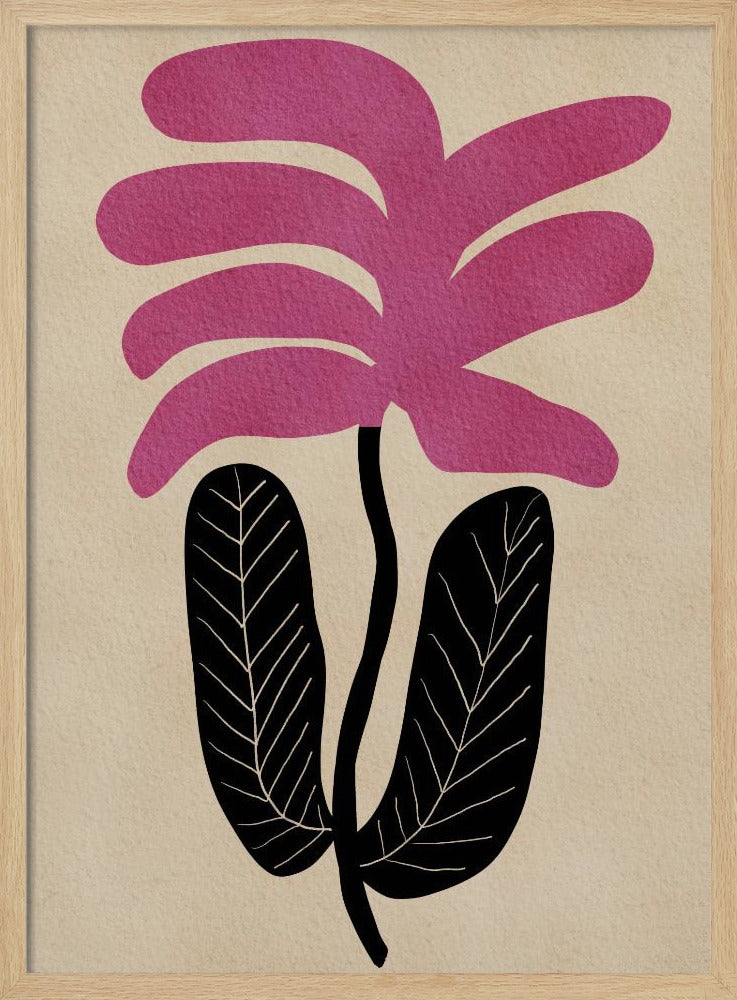 Pink floral flower | Poster