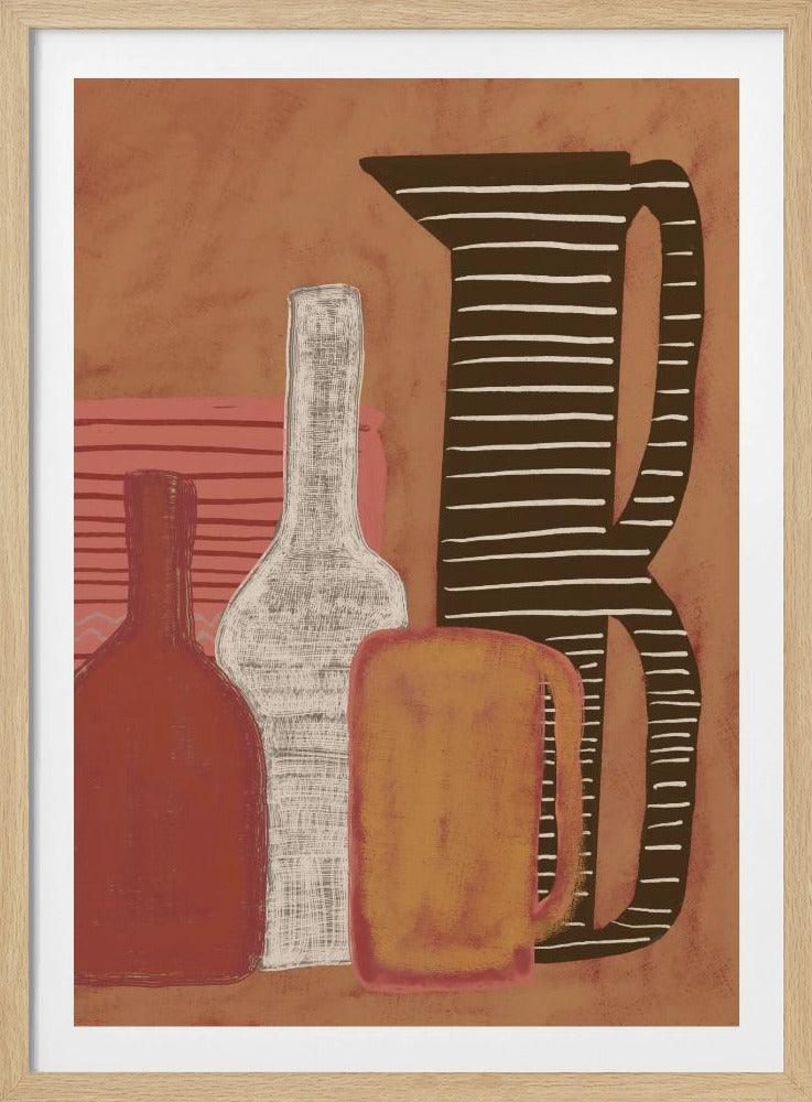 Jugs and bottles | Poster