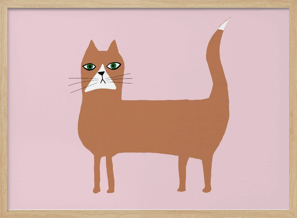 Cat ginger orange | Poster