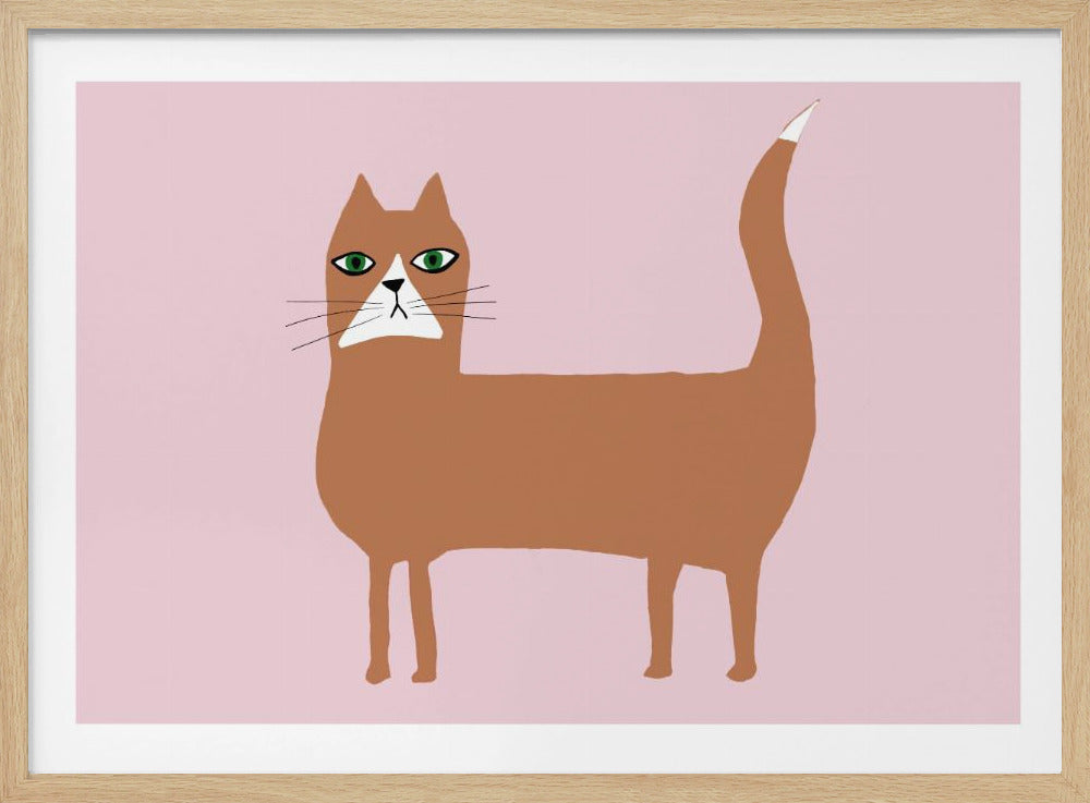 Cat ginger orange | Poster