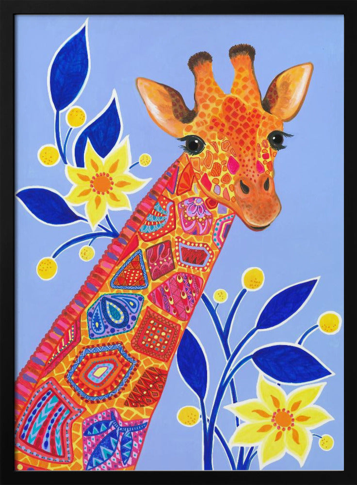 Patterned Giraffe | Poster
