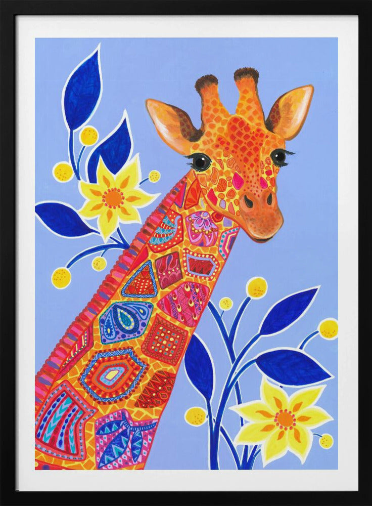 Patterned Giraffe | Poster