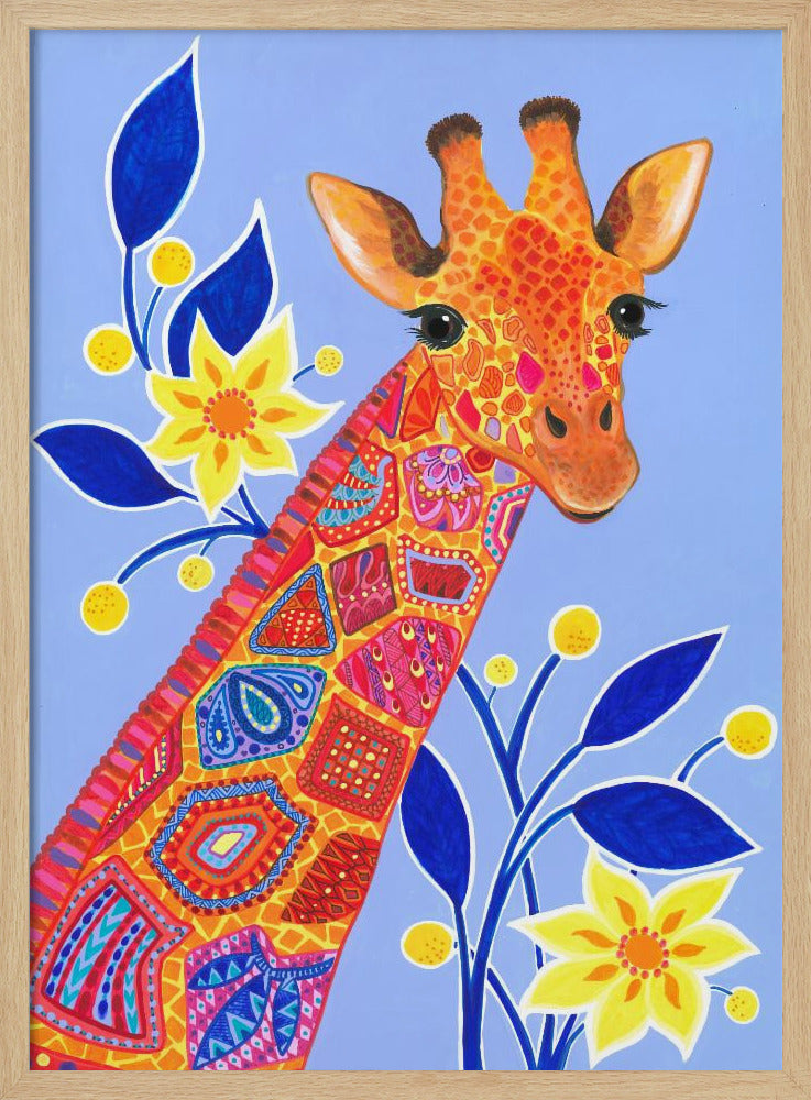Patterned Giraffe | Poster