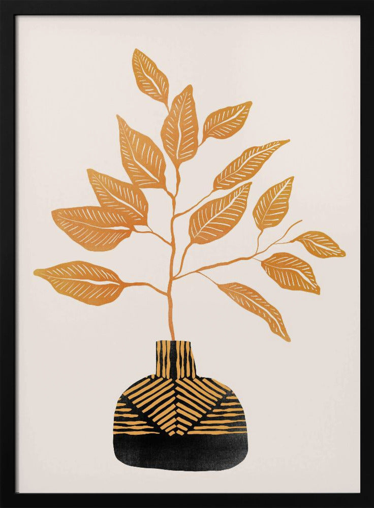Tribal Vase By Catsanddotz 32 X 40 Inches | Poster