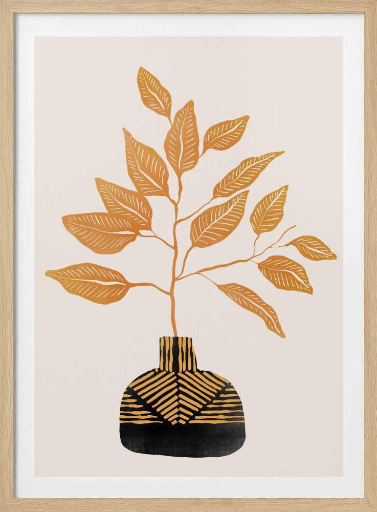 Tribal Vase By Catsanddotz 32 X 40 Inches | Poster