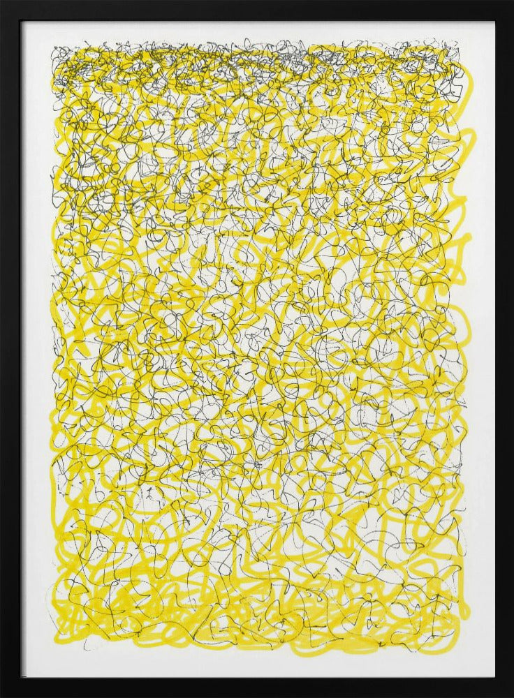 Yellow Lines and Thoughts | Poster