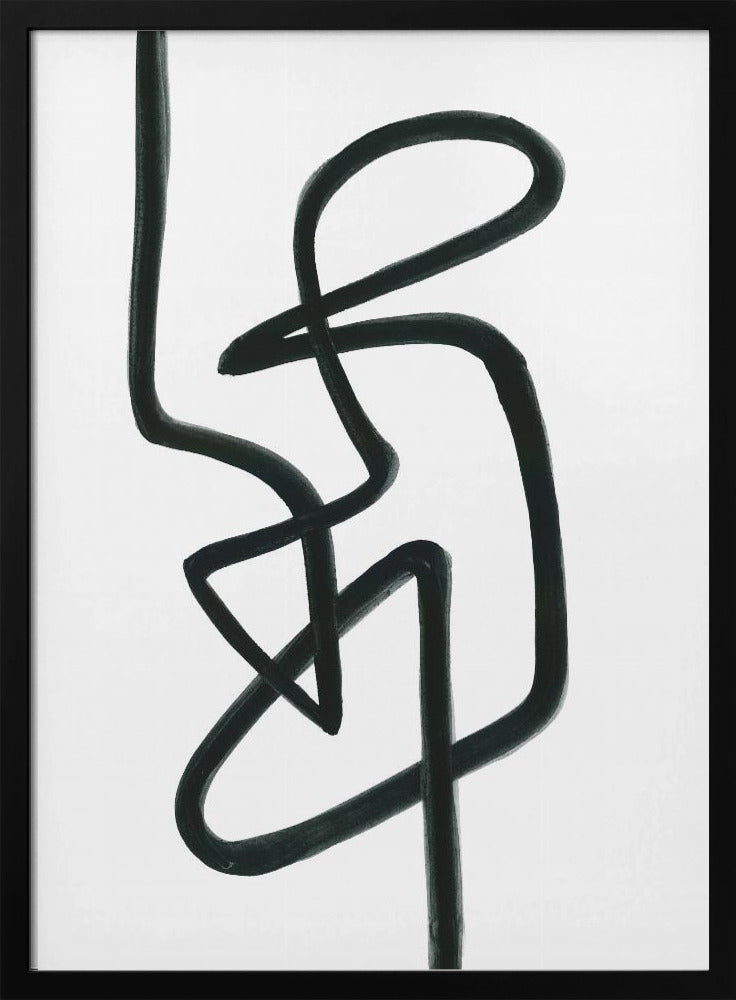 Relax Pose Black | Poster