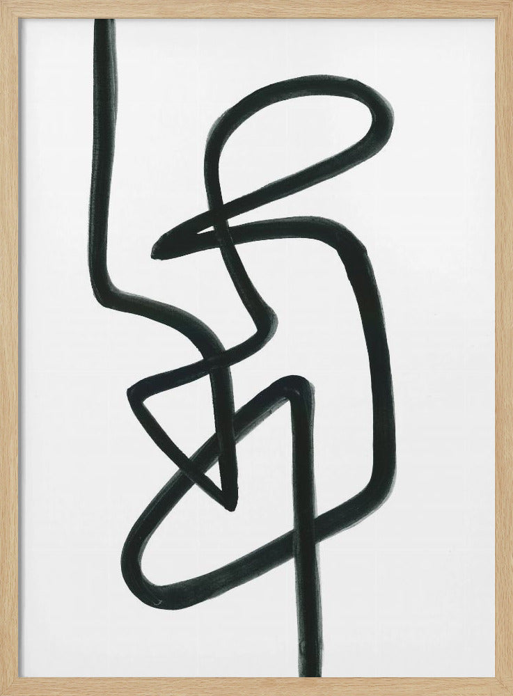 Relax Pose Black | Poster