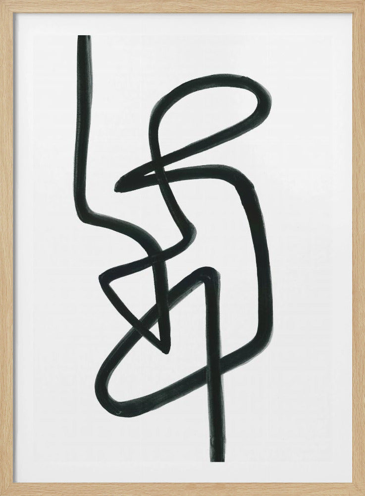 Relax Pose Black | Poster