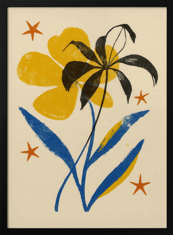 Starry Floral Dance | Poster