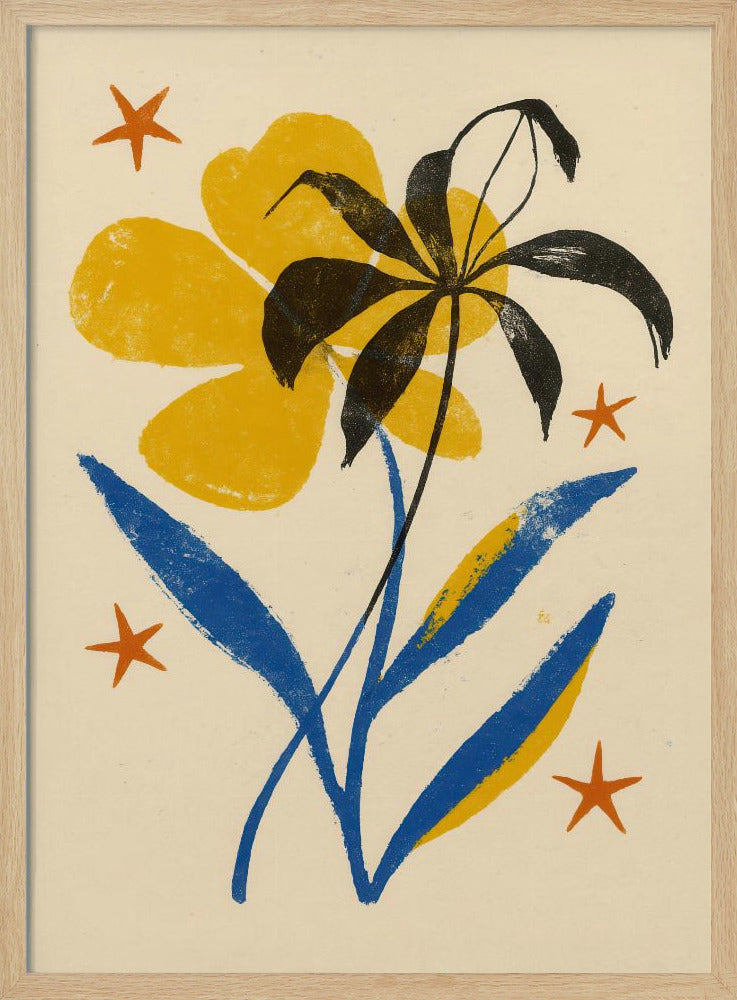 Starry Floral Dance | Poster