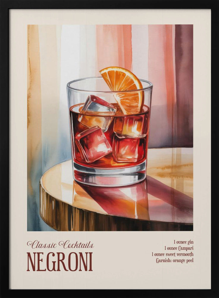 Classic Cocktails - Negroni | Poster