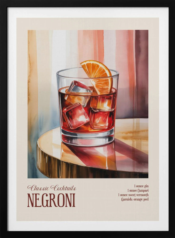Classic Cocktails - Negroni | Poster