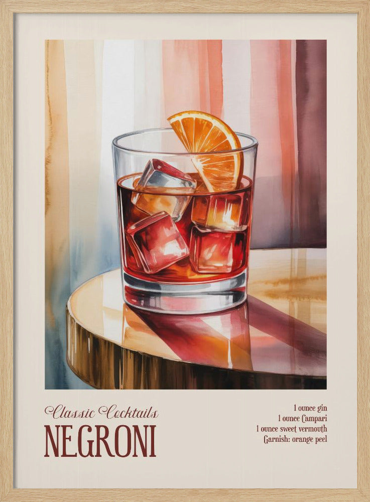 Classic Cocktails - Negroni | Poster