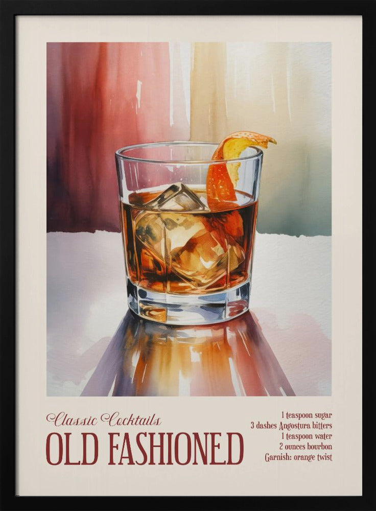 Classic Cocktails - Old Fashioned | Poster