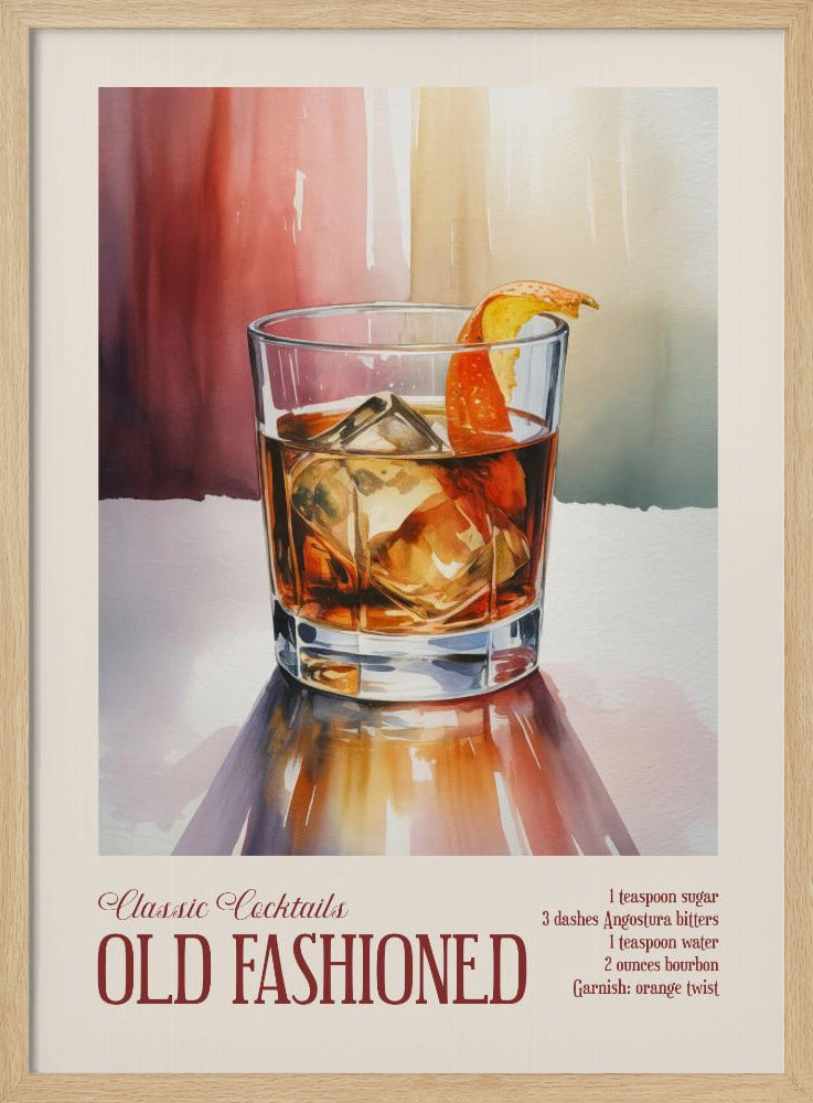 Classic Cocktails - Old Fashioned | Poster