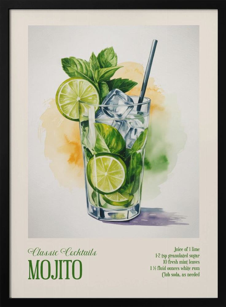 Classic Cocktails - Mojito | Poster