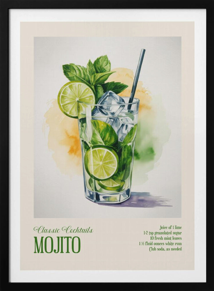 Classic Cocktails - Mojito | Poster