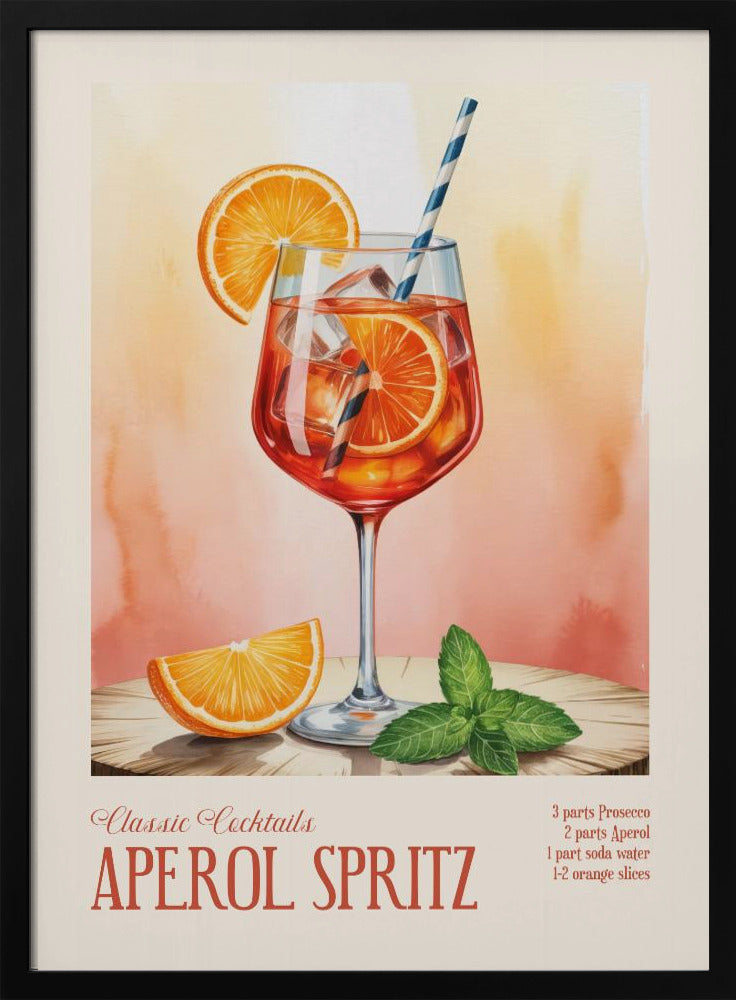 Classic Cocktails - Aperol Spritz | Poster
