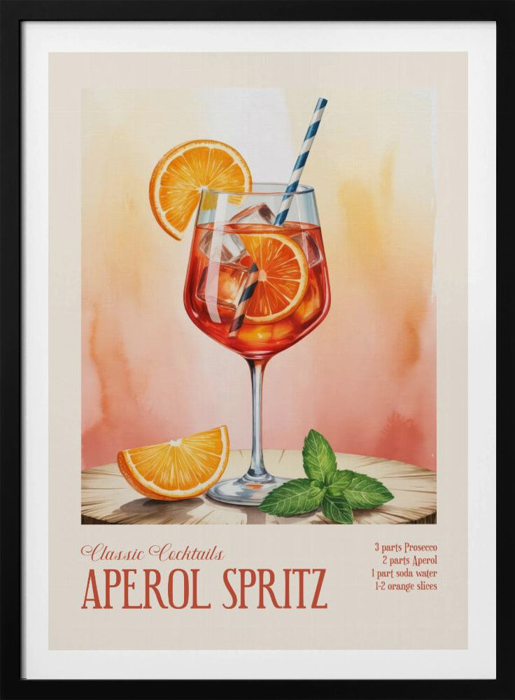 Classic Cocktails - Aperol Spritz | Poster