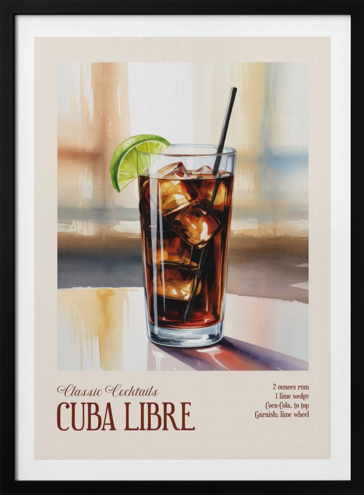 Classic Cocktails - Cuba Libre | Poster