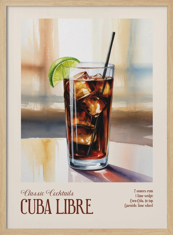 Classic Cocktails - Cuba Libre | Poster