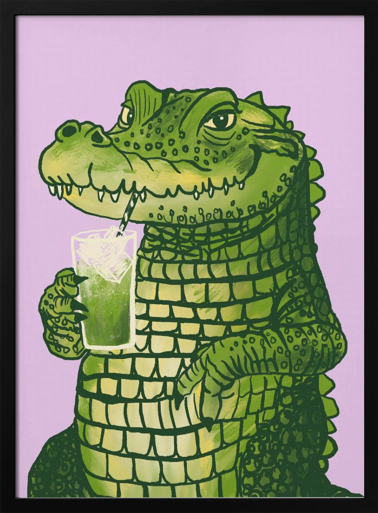 Matcha crocodile | Poster